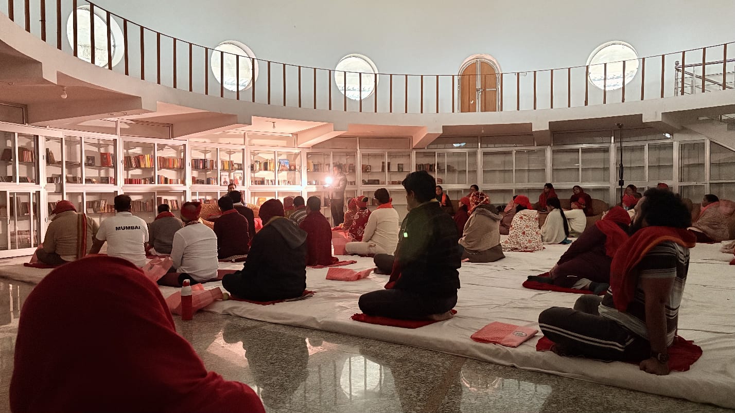 Deep meditation session